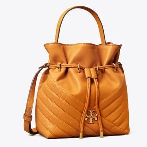 Tory Burch * gently used* Kira chevron mini bucket squash